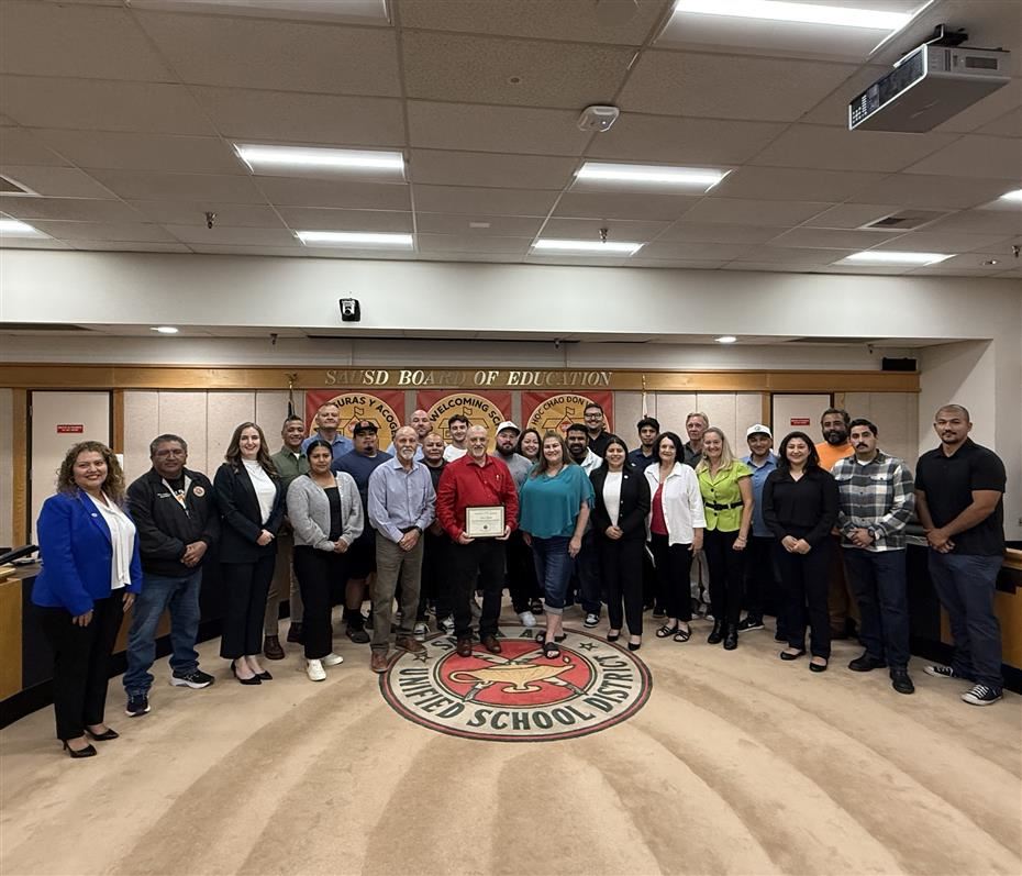  SAUSD Board of Education Honors Legendary SAHS Wrestling Coach Scott Glabb
